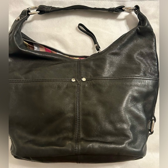 Tignanello, black, leather handbag. - Picture 5 of 10